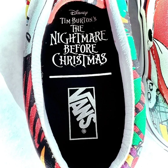 Vans Era x🎄🎃 Nightmare Before Christmas Halloween Town Sneakers, W7|M5.5 - Picture 12 of 16